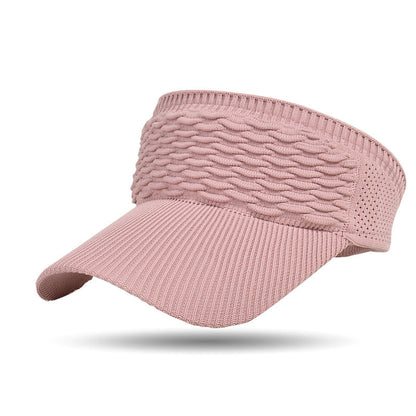 Women's Breathable Knit Sun Visor Hat