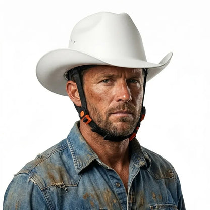 Western Cowboy Hard Hat - Safety Helmet for Men