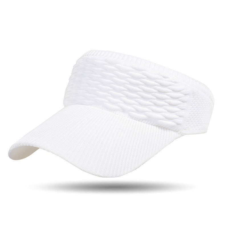 Women's Breathable Knit Sun Visor Hat