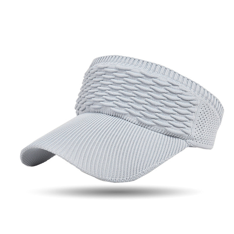 Women's Breathable Knit Sun Visor Hat