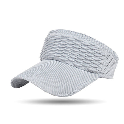Women's Breathable Knit Sun Visor Hat