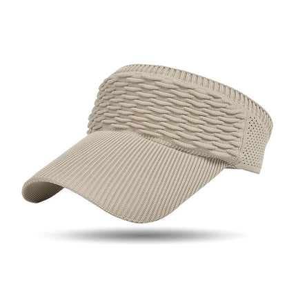 Women's Breathable Knit Sun Visor Hat