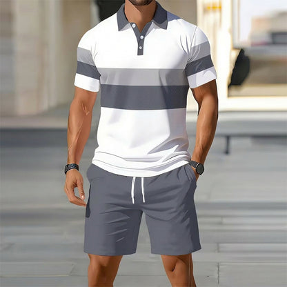 📢📢 -60% ⏰ Men's two-piece set: shirt and shorts