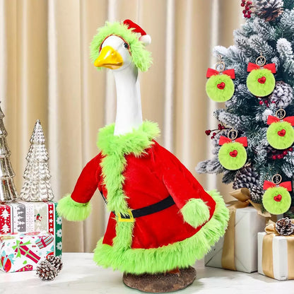 Halloween Porch Goose Outfit fit 23 inch Goose, Lawn Porch Goose Clothes Clothing Fall Halloween Outfit for Outdoor Patio Yard Lawn Art Decoration