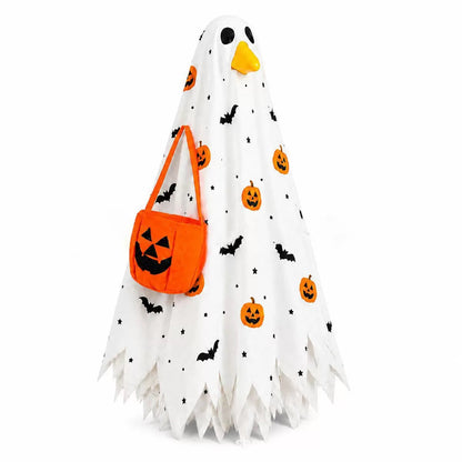 Halloween Porch Goose Outfit fit 23 inch Goose, Lawn Porch Goose Clothes Clothing Fall Halloween Outfit for Outdoor Patio Yard Lawn Art Decoration