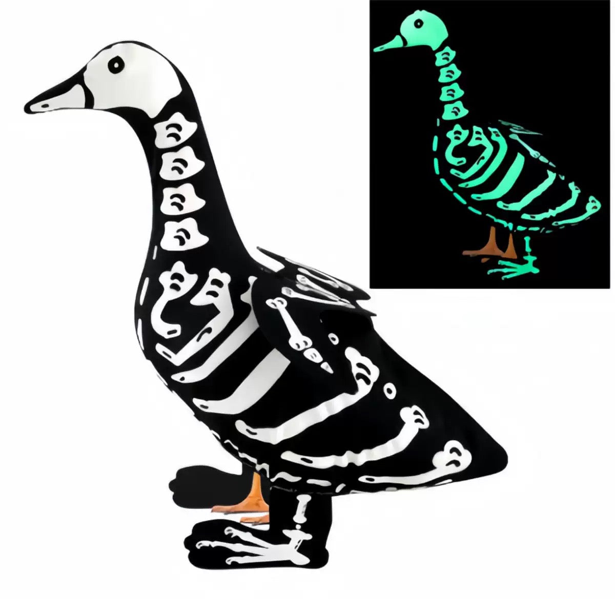 Halloween Porch Goose Outfit fit 23 inch Goose, Lawn Porch Goose Clothes Clothing Fall Halloween Outfit for Outdoor Patio Yard Lawn Art Decoration