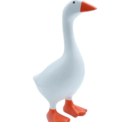 Desk Goose Outfits 7 Inches, 12 PCS Mini Desk Goose Clothes with Hats, Sunglasses, Bikini,Swimming Ring, Dresses for Magnetic Porch Goose Key Holder Decor & Office Gifts